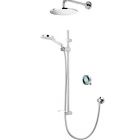 Aqualisa Q with Adjustable & Fixed Wall Heads - Gravity Pumped