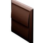 Polypipe Domus Outlet Gravity Flaps Brown 100mm Diameter - 44910B
