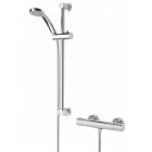 Bristan Frenzy Thermostatic Cool Touch Bar Shower Mixer complete with Adjustable Riser Kit 