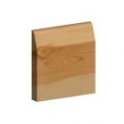 Dual Softwood Pencil Round/Chamfered & Round Skirting 19x100mm