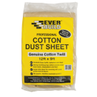 Everbuild Cotton Dust Sheet 12'X9'