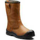 Dickies Super Safety Lined Rigger Boots Fa23350 Tan