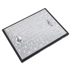 Galvanised Single Seal Manhole Cover & Frame 600x450mm 25T