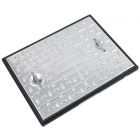Galvanised Single Seal Manhole Cover & Frame 600x450mm 10T