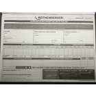 Rothenberger UK Gas Safety Certificate Record Pad 