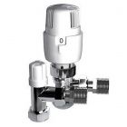  Inta i-therm Angle TRV/LS Pack White/Chrome 15mm