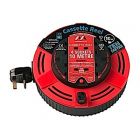 Jegs Cable Reel 10m 4 Gang Cassette Reel & Thermal Cut Out Ja075