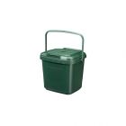 Kitchen Composter Bin With Handle 5L Green