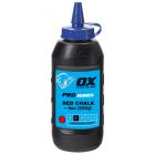 OX Pro Chalk Powder - 8oz/226g Red P025701