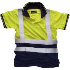 Standsafe HV031 Hi Vis Two Tone Polo Yellow M