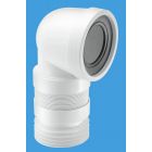 Mcalpine WC-CON8F Flexible Bent WC Connector (220-400mm) 